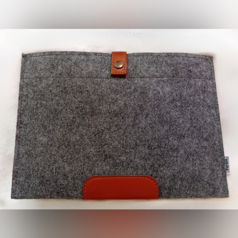 Gray and Brown Ipad Case
